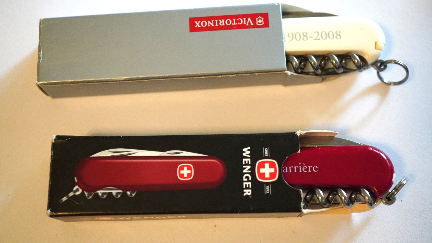 Victorinox Coltelli tascabile: 3 x Viktorinox 1 x Wenger Sackmesser – Usato da Worb venduto da worb01 5