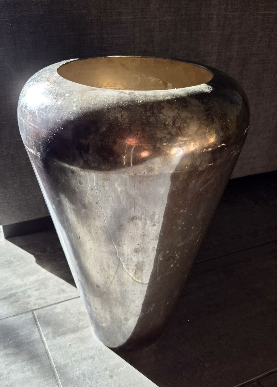 Vasi & Recipienti: Metallige Vase versilbert – Usato da Buchrain venduto da Foxy211 2