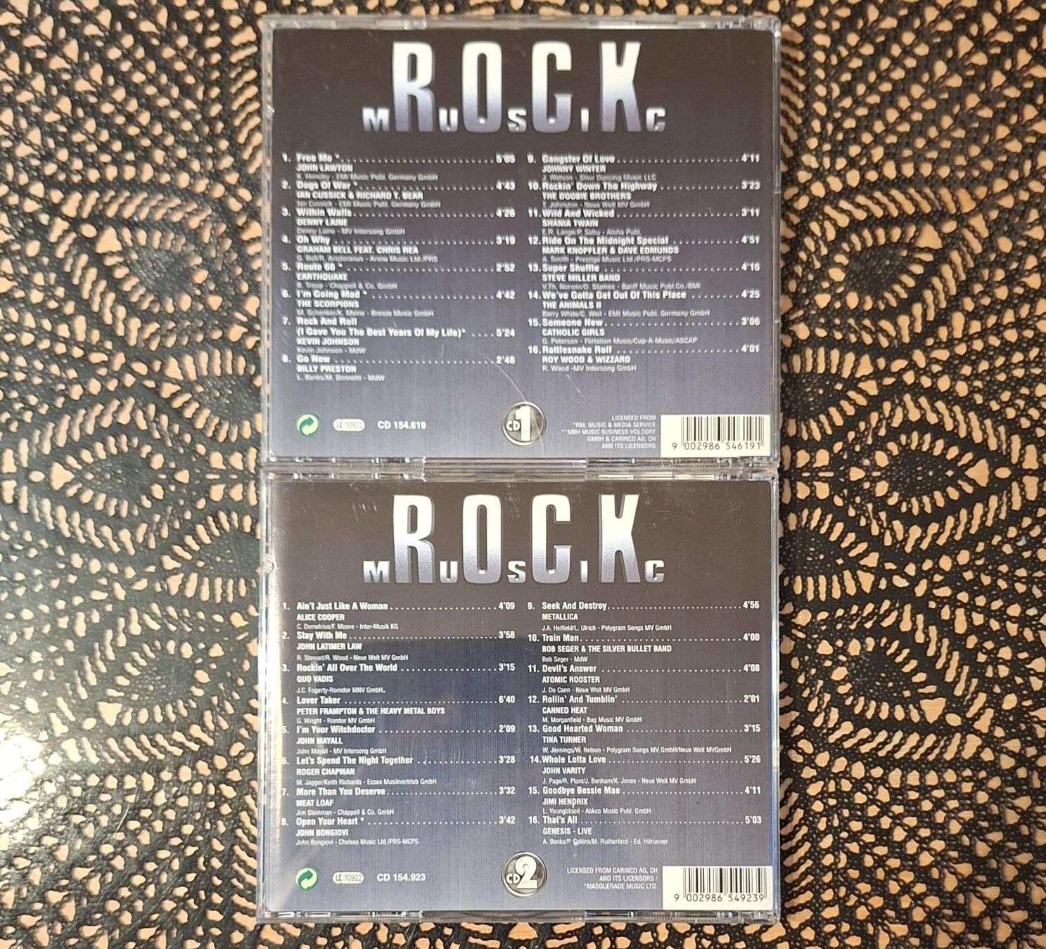 CD: Rock Music 1+2, Classic Rock 2CD Compilation Sampler – Usato da Schönenberg TG venduto da breiti12 1