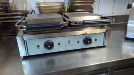 Royal Catering Doppel-Kontaktgrill, gepflegt