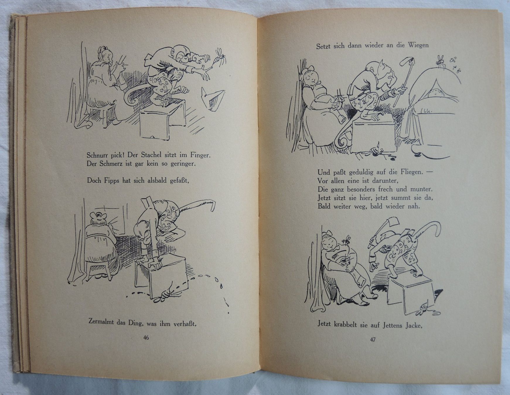 Bücher: Buch Wilhelm Busch Fipps der Affe – Defekt aus Niederried b. Kallnach von hanatim 3
