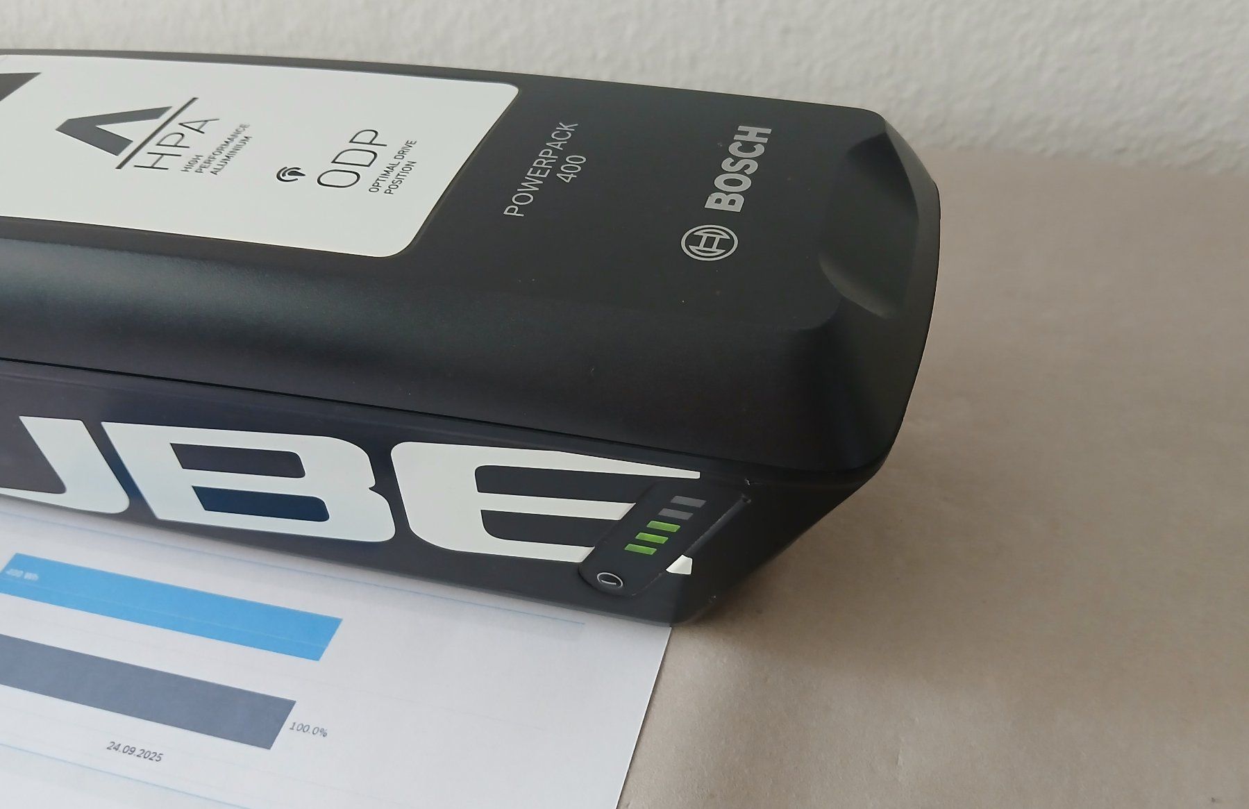 Bosch Akkus: Bosch Powerpack 400 Cube mit 493Wh - inklusive Messbericht – Gebraucht aus Winterthur von .-thx-. 2