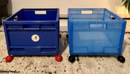 2er Set Ikea Vintage Rollboxen