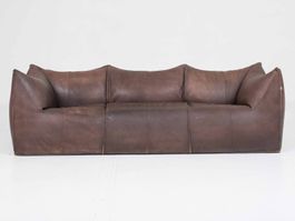 B&B Italia Le Bambole 3-Sitzer Sofa - Mario Bellini in Leder