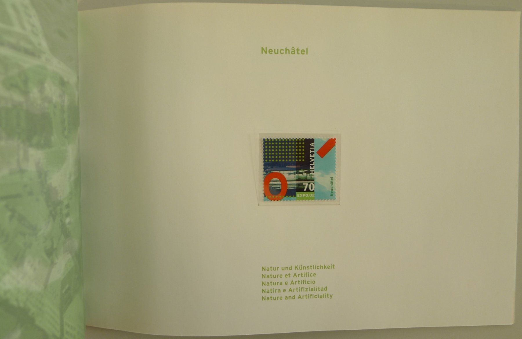 Alle Briefmarken: 2002, Nr.1041-1044 EXPO-MARKEN in Heft. – Gebraucht aus Sursee von Luzernerraute 4