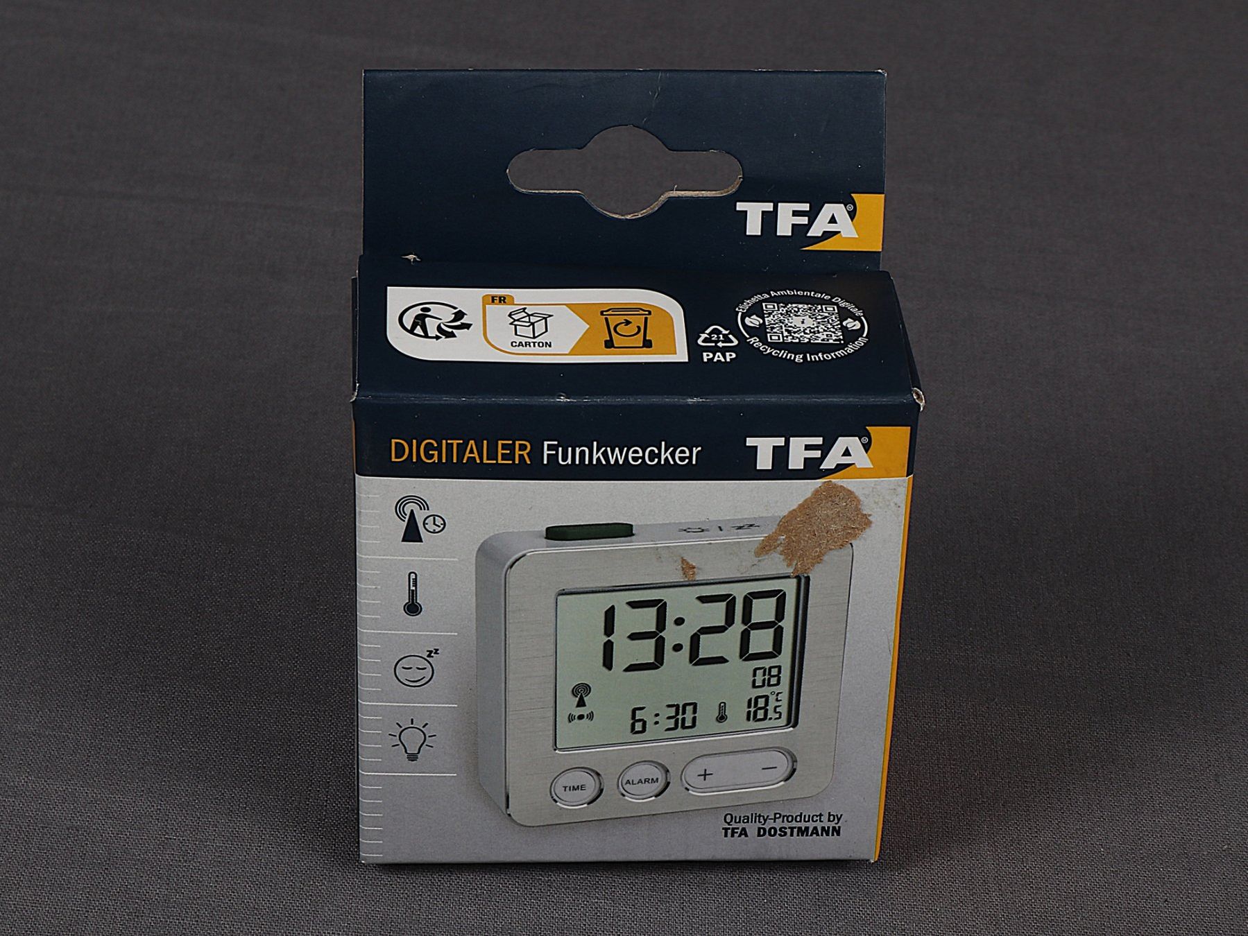 Wecker: TFA Digitaler Funkwecker – Neu (gemäss Beschreibung) aus Steinen von Restwert_Steinen 6