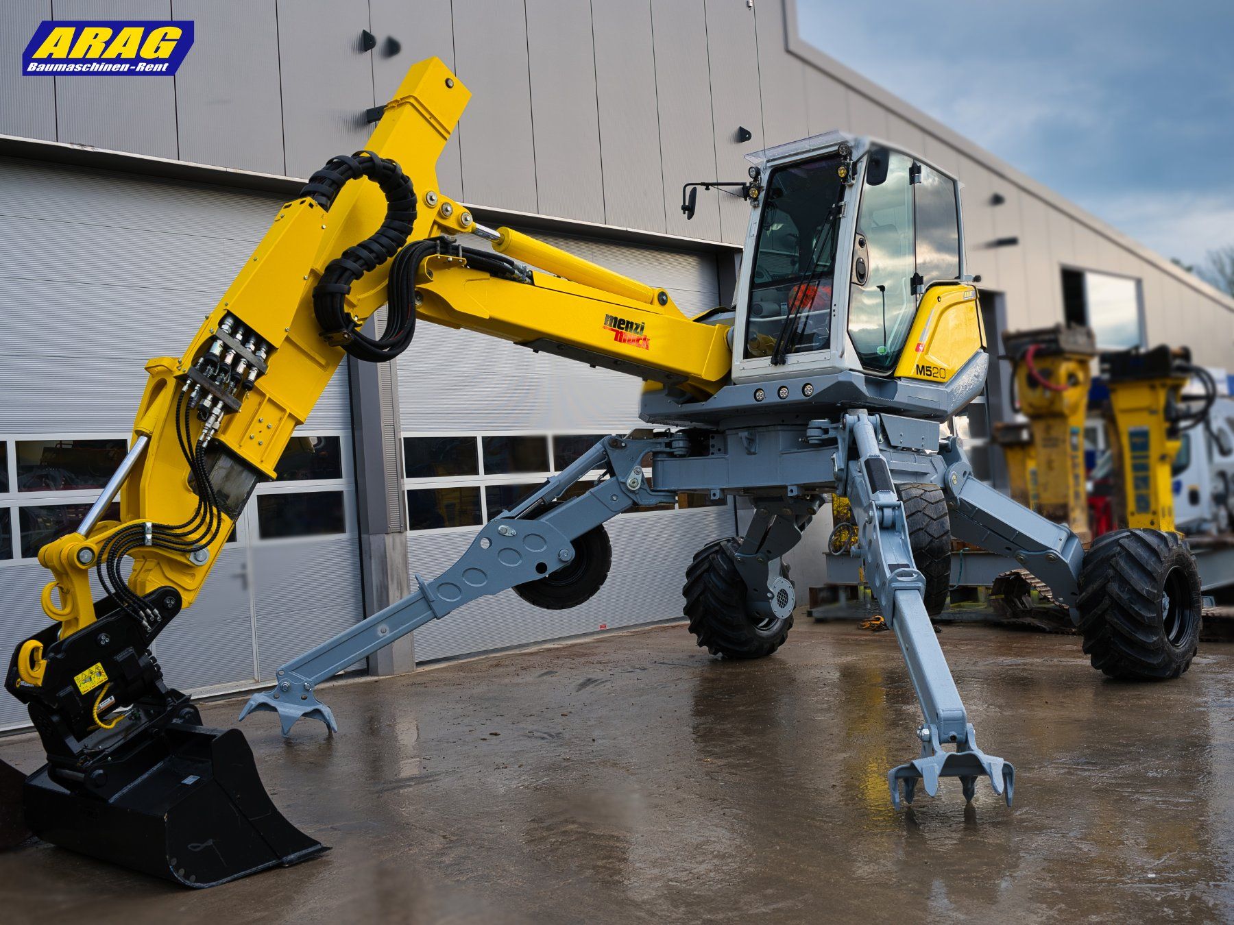 Menzi Muck Escavatori: Menzi Muck M520 Schreitbagger – Usato da Hasle LU venduto da Arag08 4
