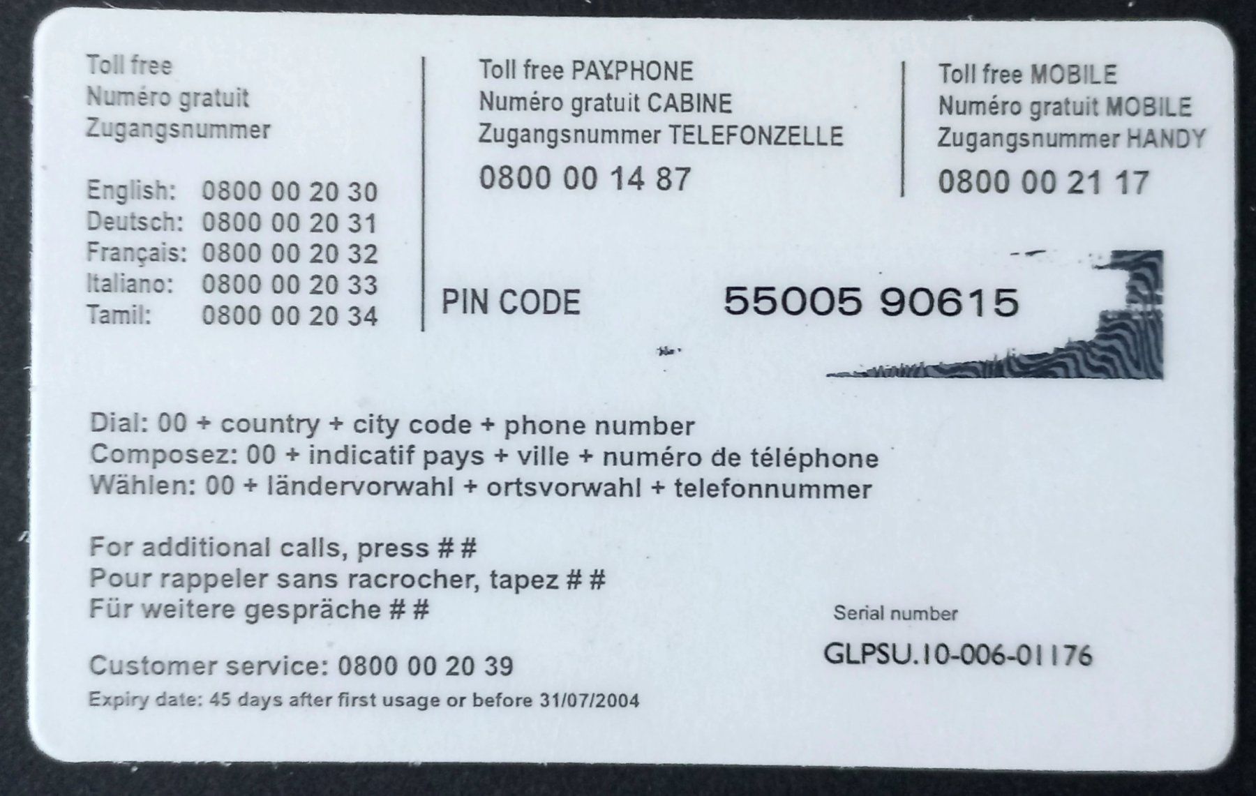 Schede telefoniche: Taxcard Phonecard - Excell Globe - CH – Usato da Niederuzwil venduto da lubimaja 1