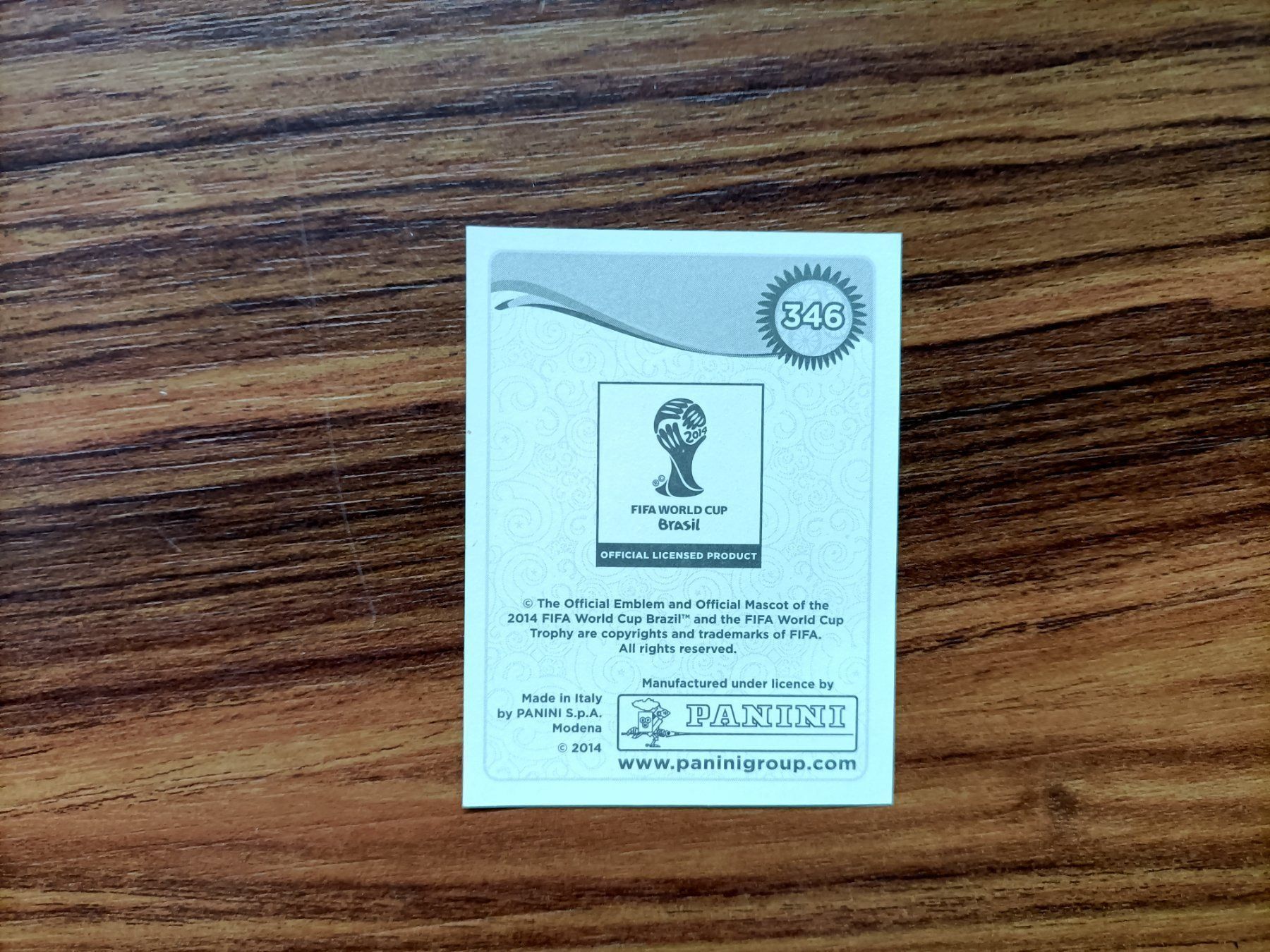 Panini Carte collezionabili: Panini-WM 2014 Nr. 346 – Nuovo (secondo la descrizione) da Hittnau venduto da stamps_and_coins 1