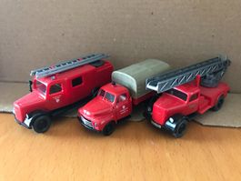 3x Opel LKW Feuerwehr
