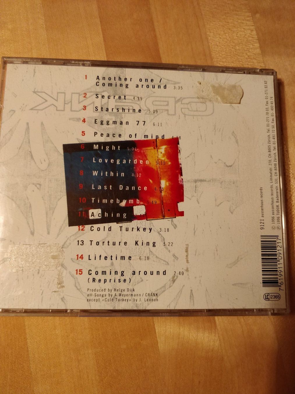 CD: CRANK , TORTURE KING – Nuovo (secondo la descrizione) da Grosswangen venduto da Dacotojafa 1