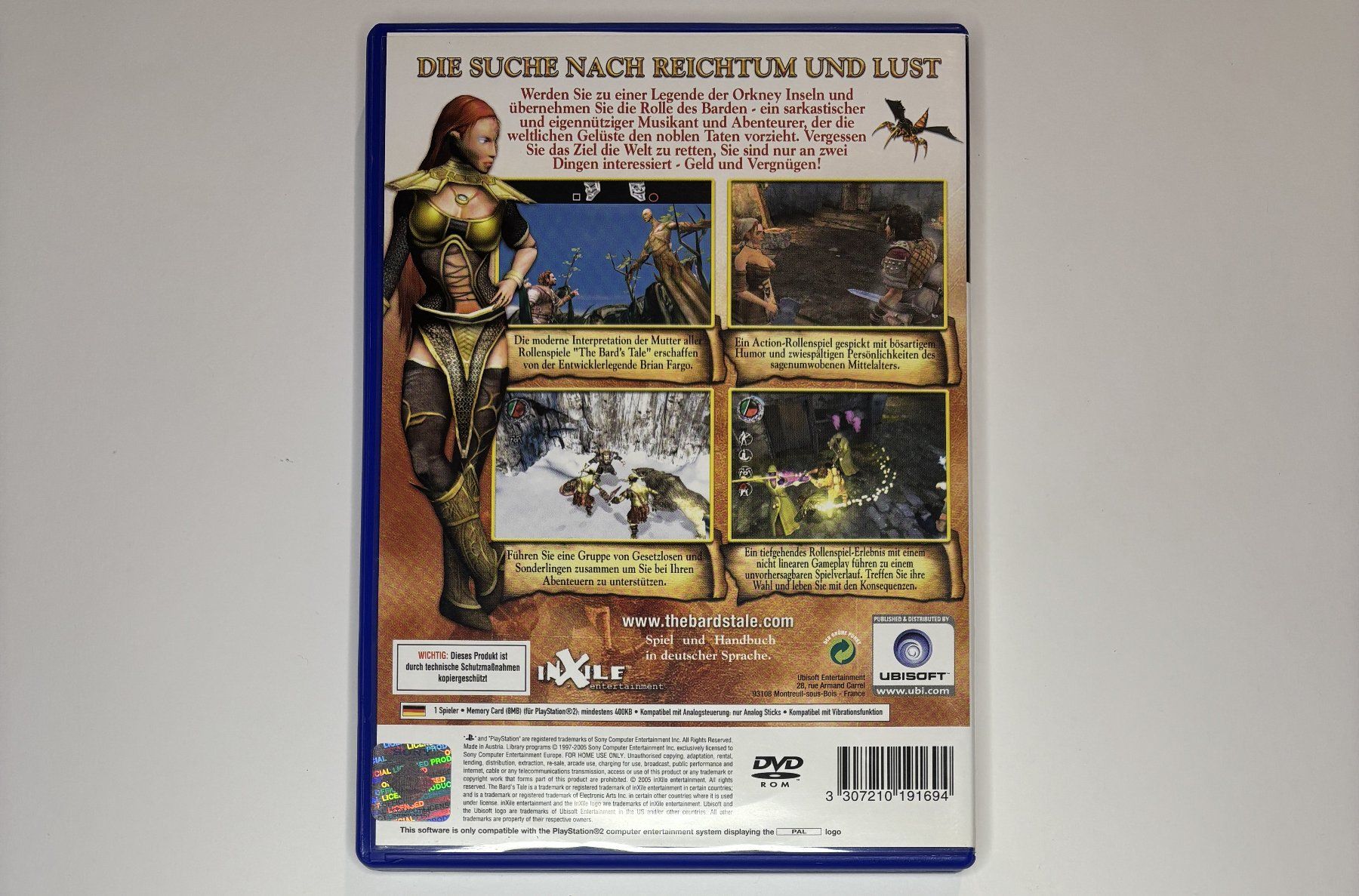 Giochi: PS2 - The Bard's Tale – Usato da Allschwil venduto da Bullach 2
