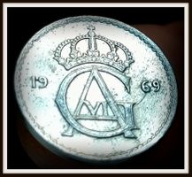 SCHWEDEN 25 ÖRE 1969