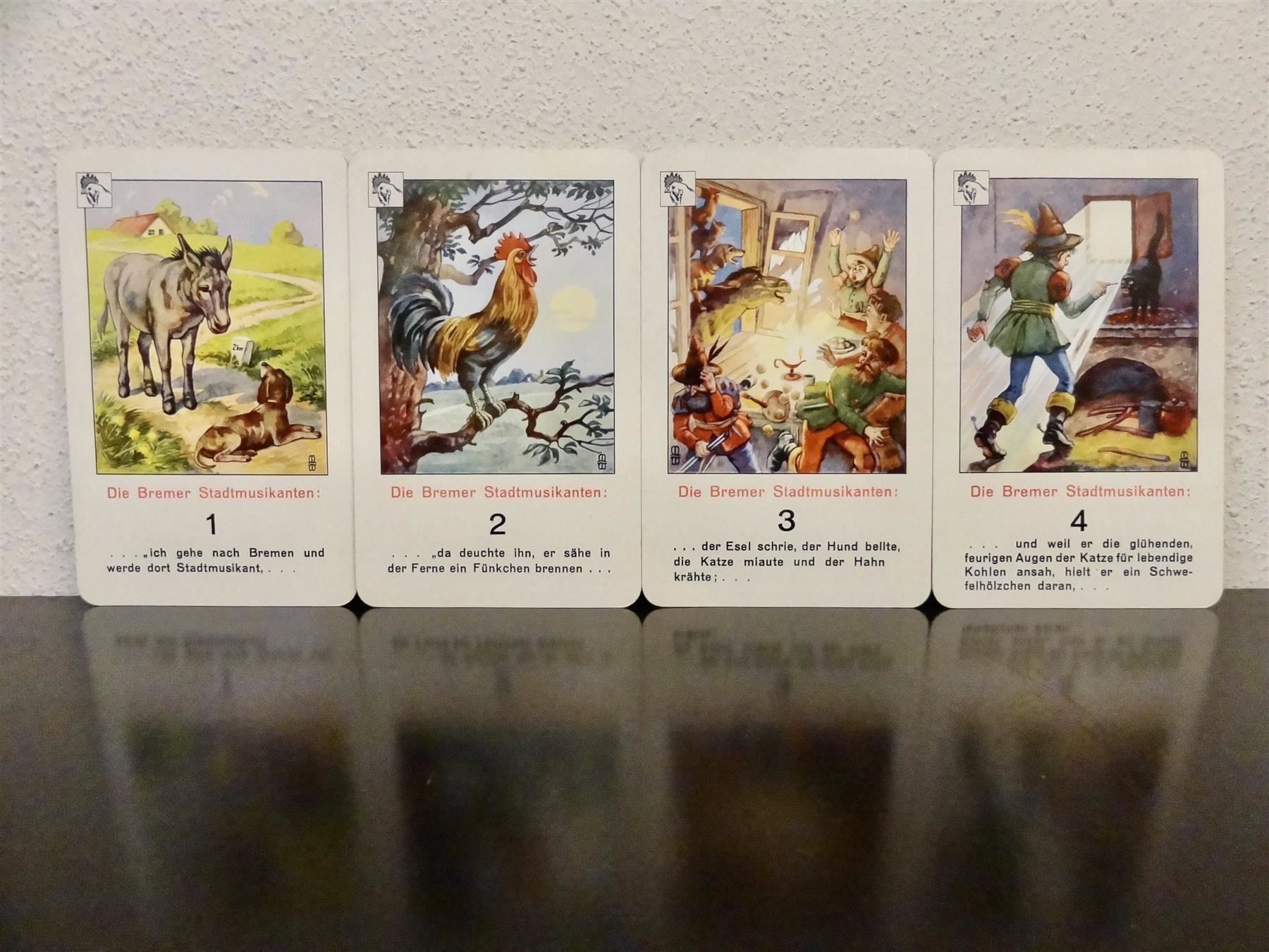 Giochi: schönes altes Quartett MÄRCHEN – Usato da Kerzers venduto da wisaundso 6