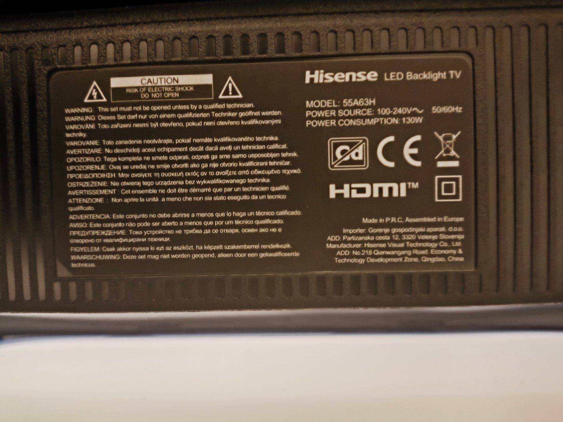 Hisense Appareils TV: Hisense 55" 4K Smart TV – D'occasion à Aarau par Amothan 1