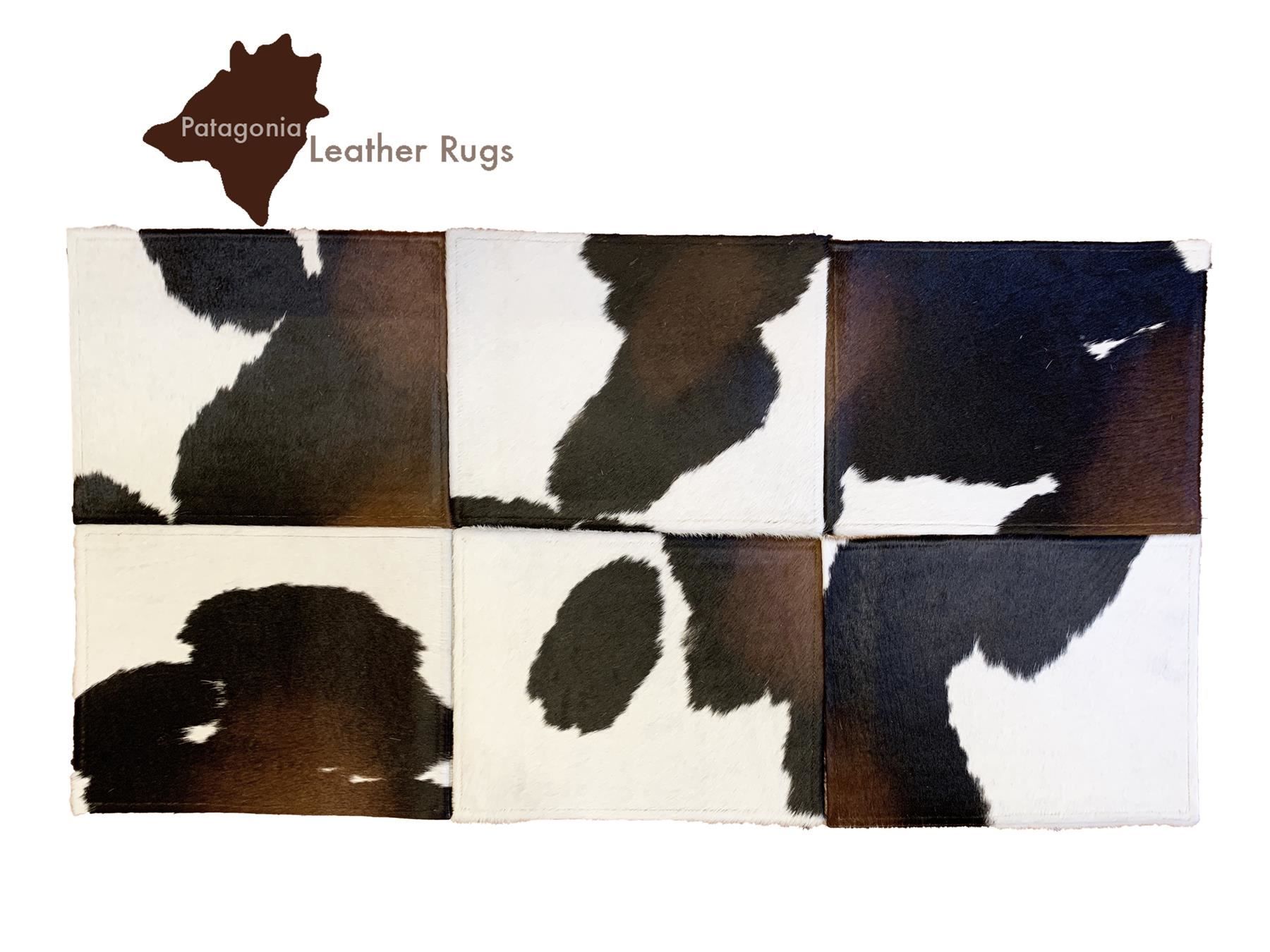 Untersetzer: Set mit 6 Tischsets aus Kuhfell – Neu und originalverpackt aus Arbedo von patagonialeatherrugs 3