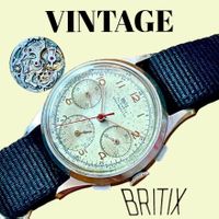 Britix Valjoux 72 Swiss Vintage Chronograph