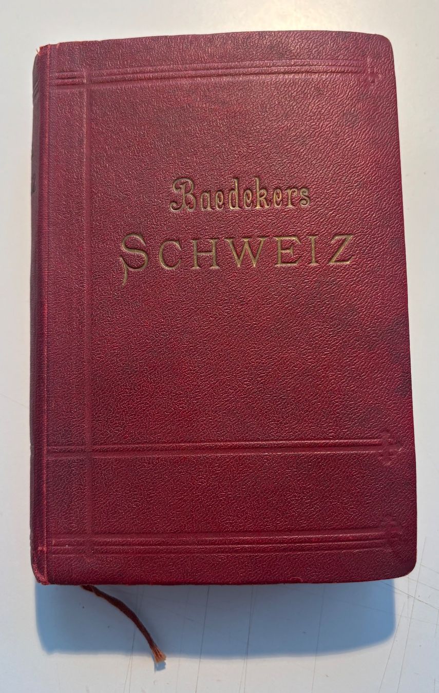 Libri: Guide Baedekers Schweiz - Edition de 1920 – Usato da Neuchâtel venduto da gefdeneuch