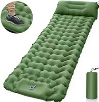 Ultraleichte Camping Isomatte mit Kissen, aufblasbar