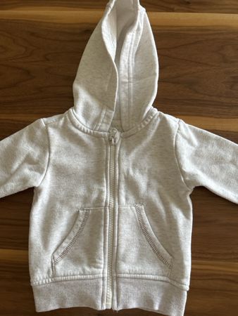 Baby Kapuzenjacke Bege meliert 74/80