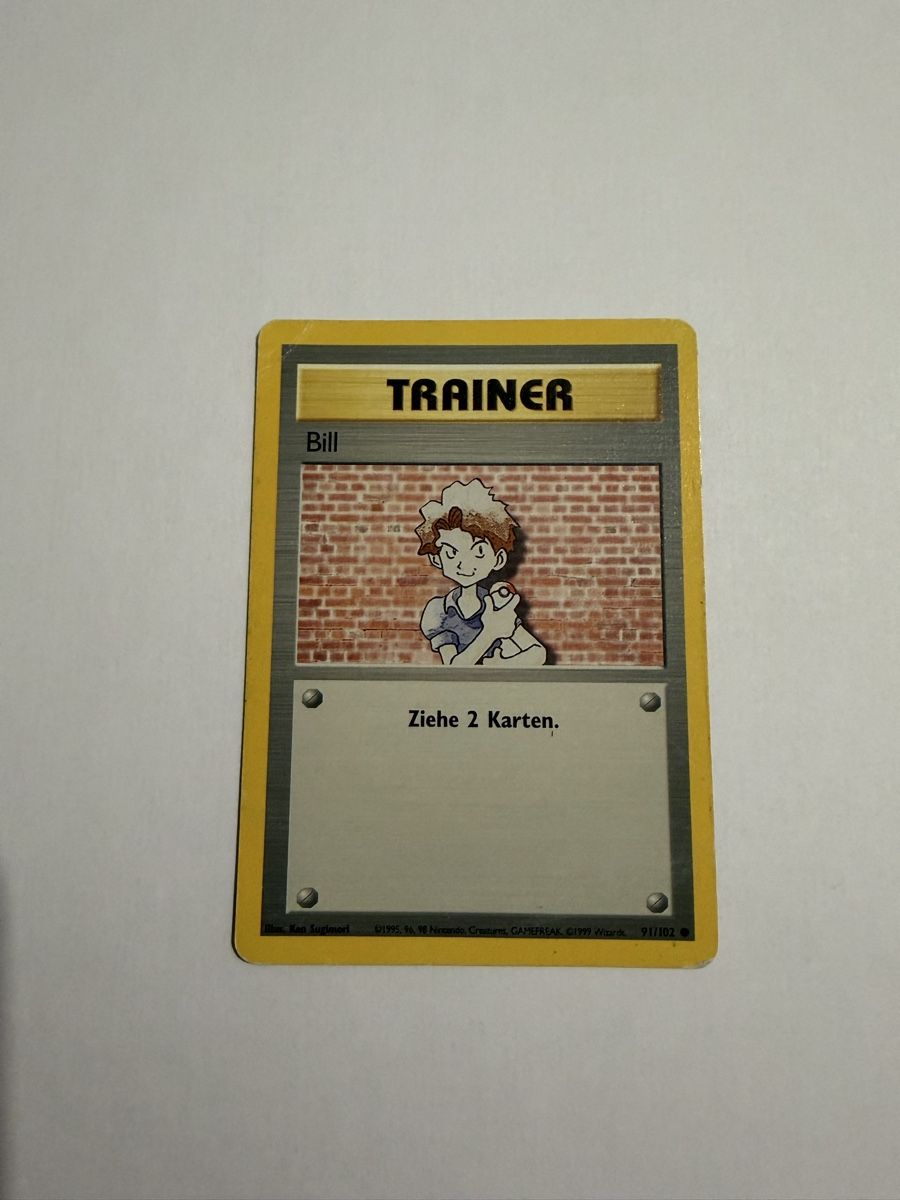 Pokémon Carte collezionabili: Pokemonkarte Bill – Usato da Willisau venduto da Neiro77