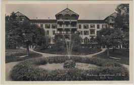 BL 75 Langenbruck Kurhaus 1928 nach Haag, Holland
