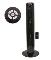 Lentz Turmventilator schwarz mit Fernbedienung 81cm hoch