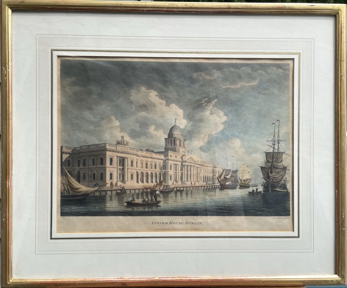 Incisioni: J. Malton 4 vues de Dublin 1799 – Usato da Biel/Bienne venduto da Galaq 5