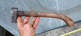 antiker Schlag- Spezial- HAMMER gerundet / gebogen L 29cm
