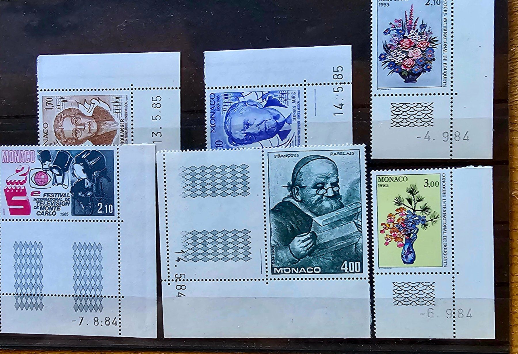 Alle Briefmarken: MONACO coins datés ** 1984,85 – Neu (gemäss Beschreibung) aus Les Valettes von Nuba1