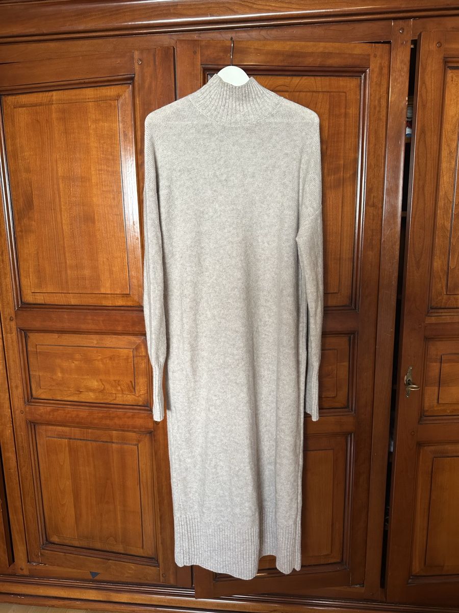 Cos Vestiti: COS Strickkleid beige/hellgrau 100% Wolle – Nuovo (secondo la descrizione) da Kreuzlingen venduto da Kimse2000