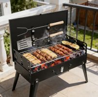 Grill BBQ Holzkohlegrill Klappgrill Camping Standgrill