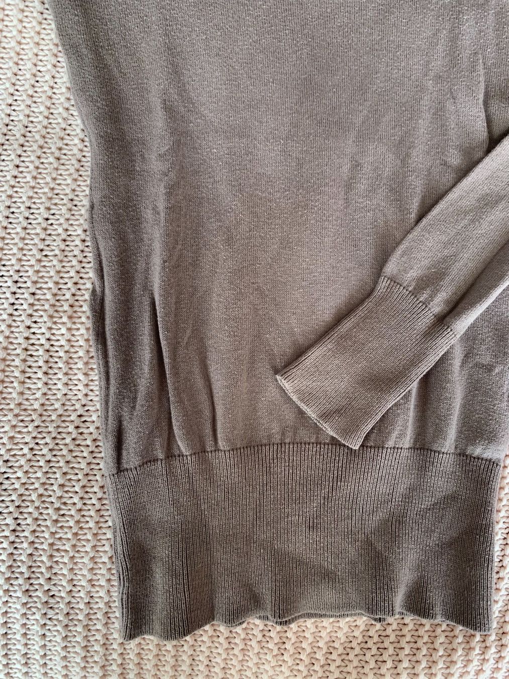 Top: Pull léger manche longue brun/ gris – Nuovo (secondo la descrizione) da Montreux venduto da iizaa811 2
