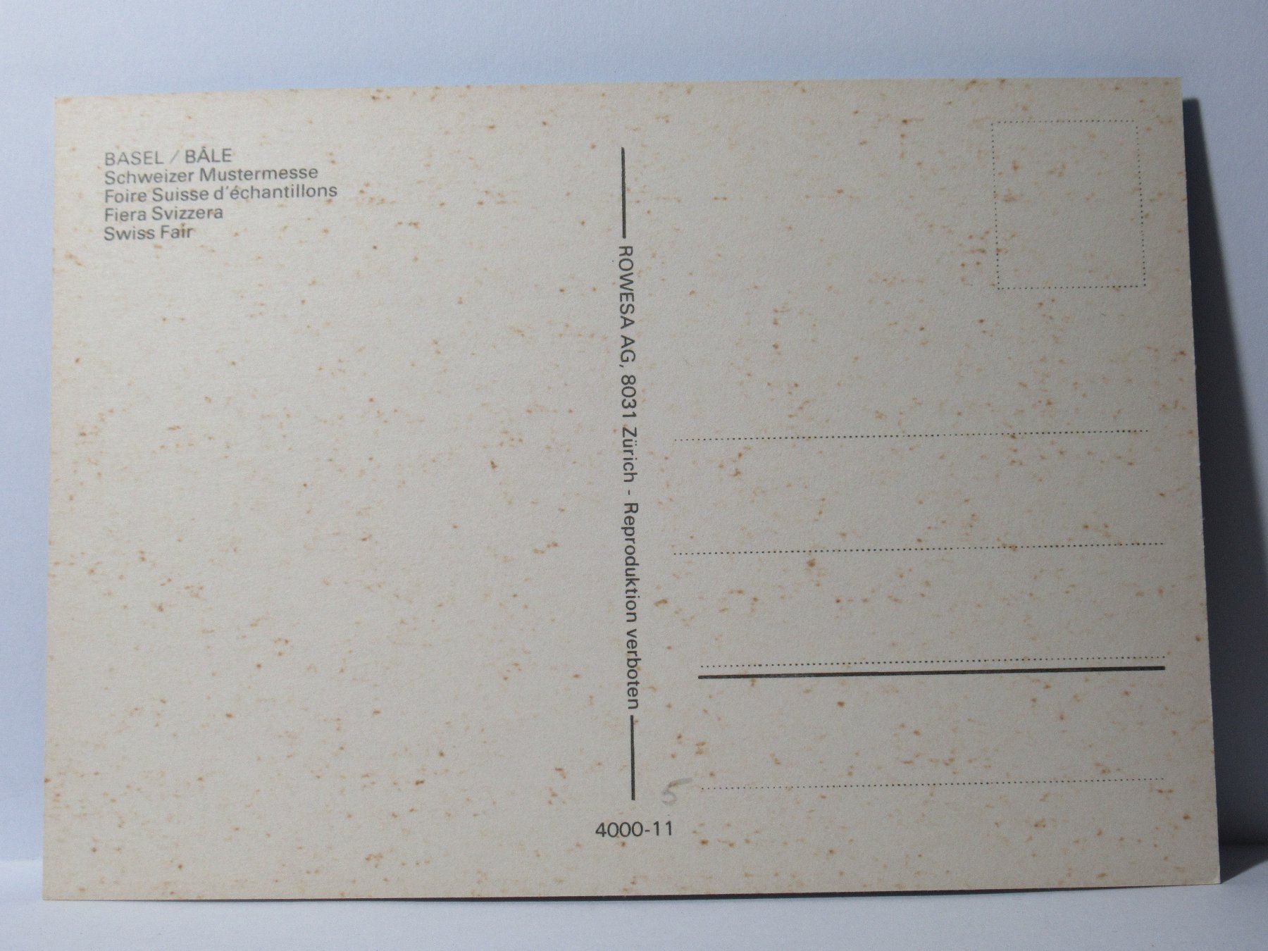 Cartoline postali: Basel , Schweizer Mustermesse , Tram – Nuovo (secondo la descrizione) da Grenchen venduto da Bluemchen1900 1