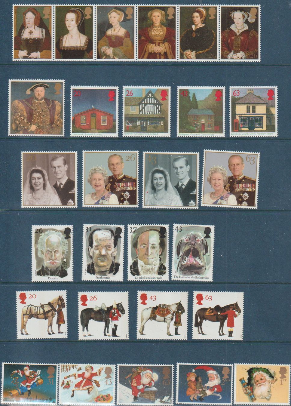 Tutti i francobolli: Royaume-Uni Collection – Nuovo e nell'imballaggio originale da Crans-Montana venduto da kira56