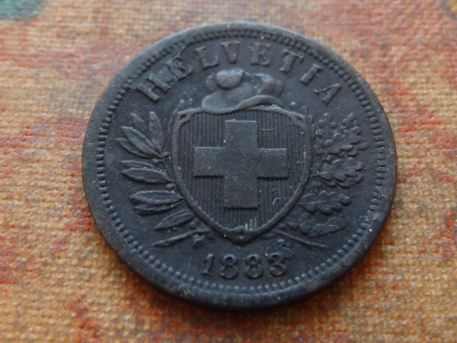 Tutti le monete: 2 Rp. 1883   (A) – Usato da Romanel-sur-Lausanne venduto da Swift13