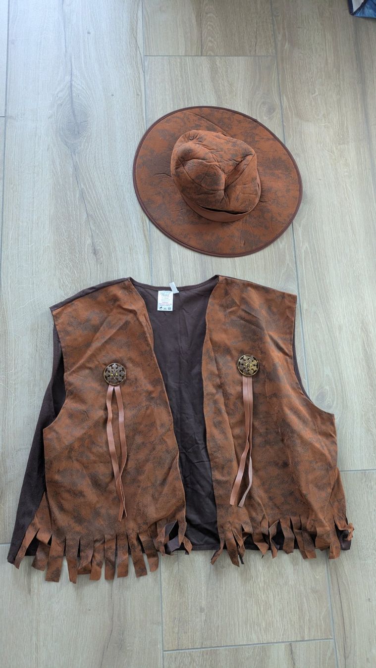 Kostüme: Cowboy Gillet / Weste & Hut - Gr. XL – Gebraucht aus Staufen von Fleby84