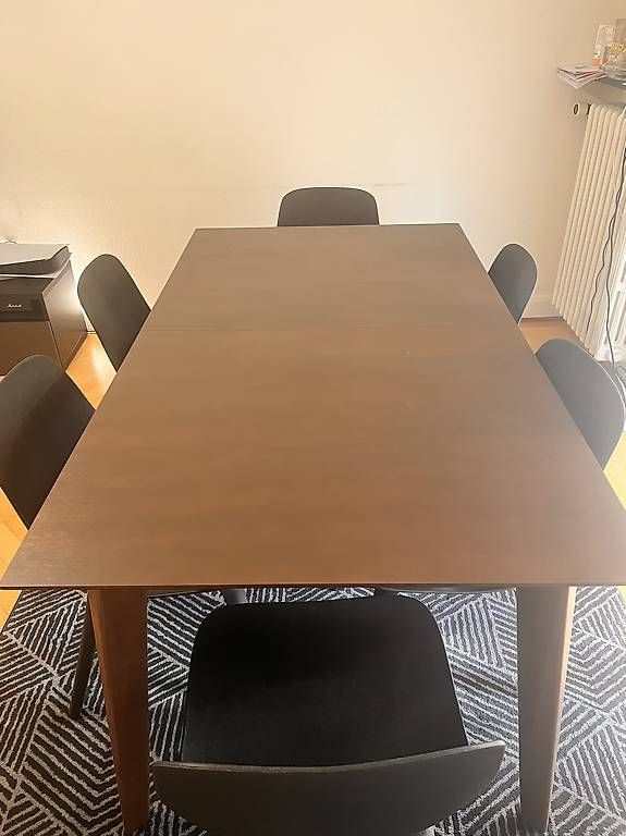 Tavoli:     Table extensible IKEA + 6 chaises ODGER – Usato da Lausanne venduto da tiagocas7183 2