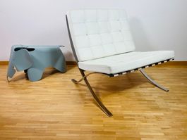 Barcelona Chair - Made in Italy - Weiss - REPLIKA
