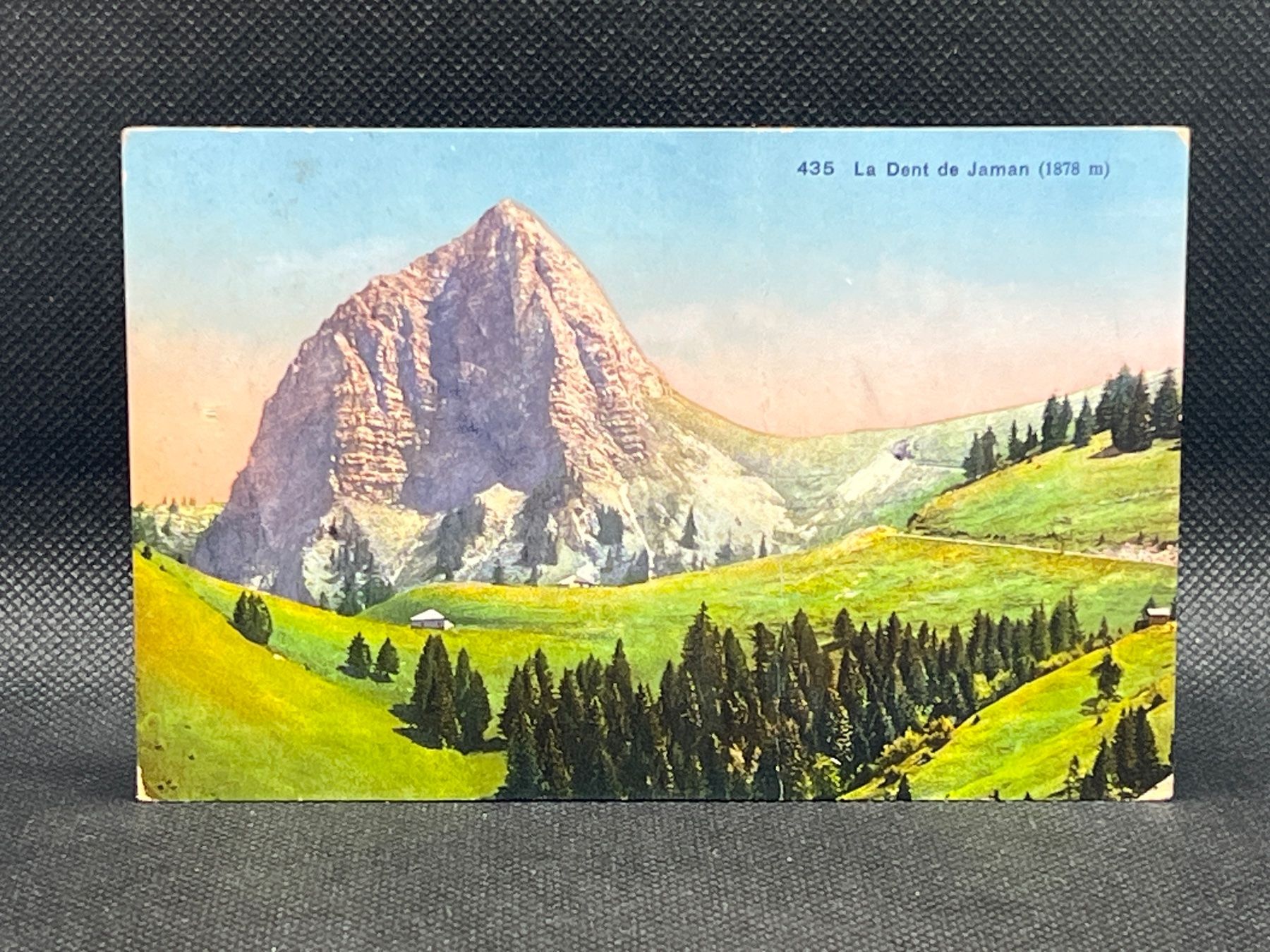 Cartoline postali: La Dent de Jaman (1878m) – Usato da Widnau venduto da Brusi9