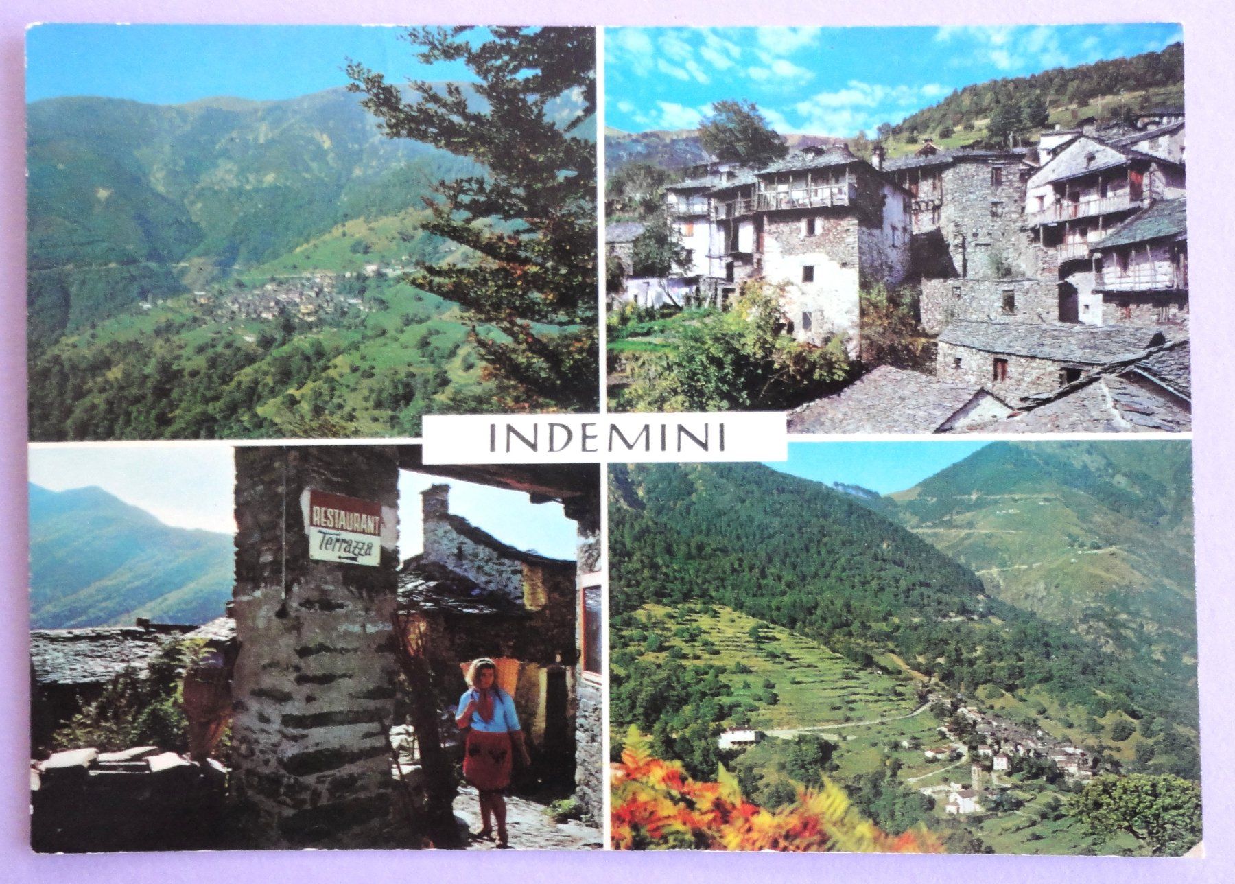 Cartoline postali: Indemini 980 m s.m. – Usato da Fétigny venduto da Billy2miny
