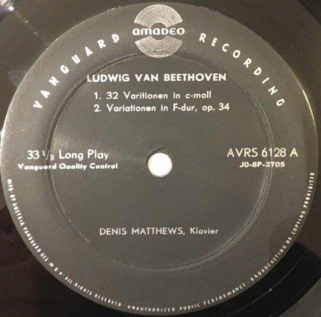 Dischi in vinile: Beethoven - Variationen (LP, Denis Matthews) – Usato da Grüningen venduto da azulamarillo_vinyl 2