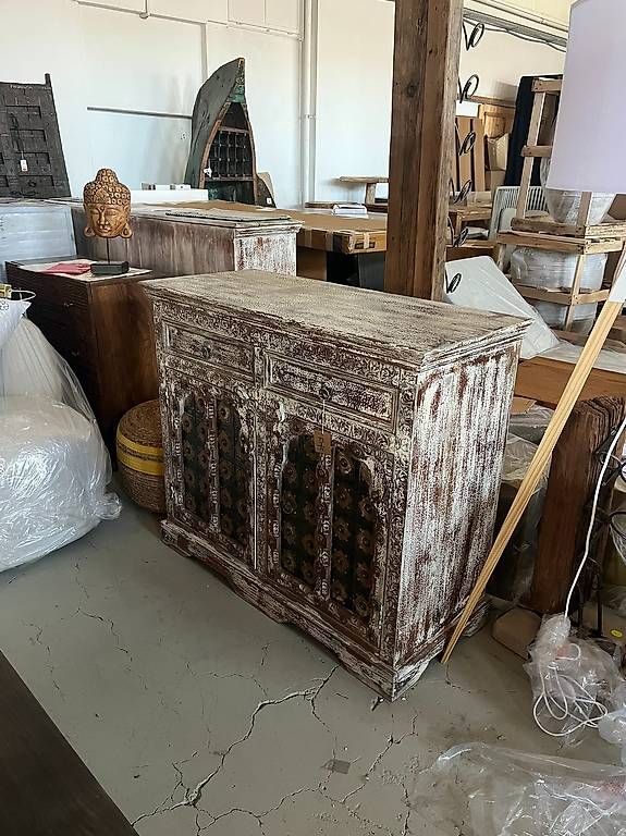 Cassettiere: Kommode Jamahra Shabby Chic Mangoholz – Nuovo (secondo la descrizione) da Zollikofen venduto da uniqueroom 1