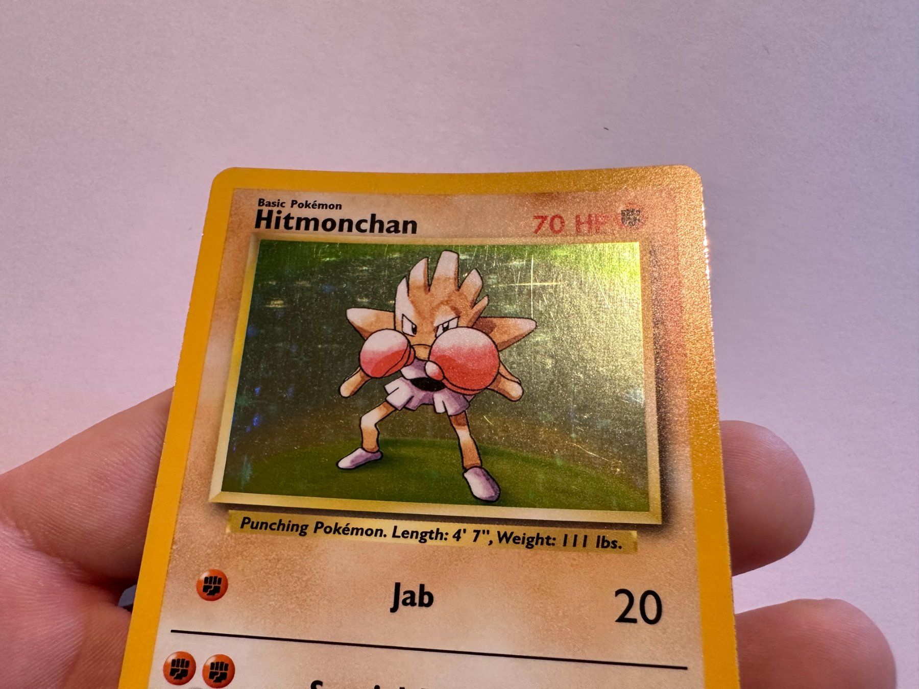 Pokémon Carte collezionabili: Hitmonchan holo Base EN – Usato da Hagendorn venduto da Pokecollectorch 3