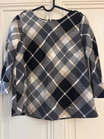 Burberry Blue Label Plaid Blouse Used Size 36