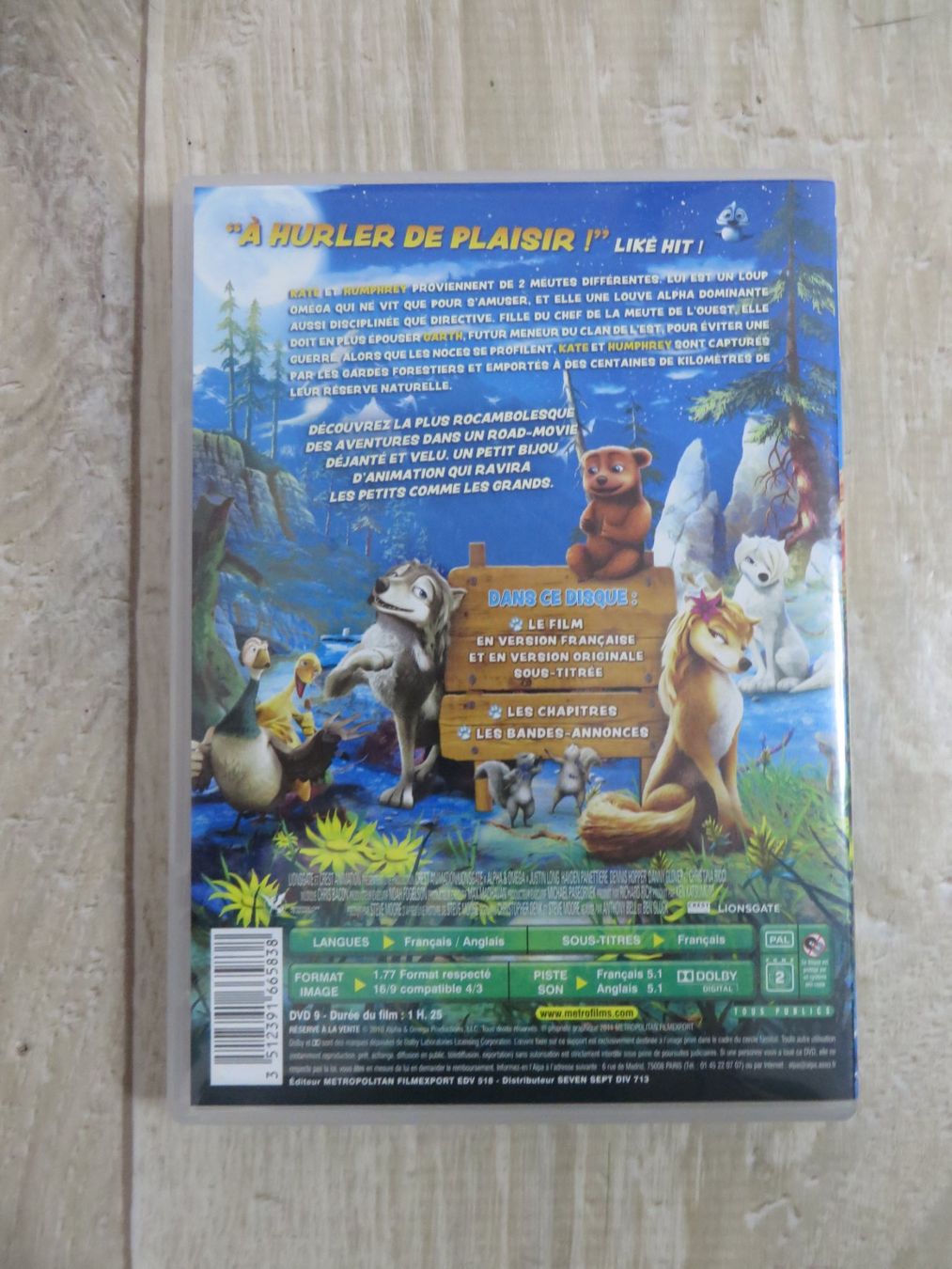 Tutti i DVDs: J219 - DVD Alpha et Omega – Nuovo (secondo la descrizione) da Sottens venduto da locepa 1