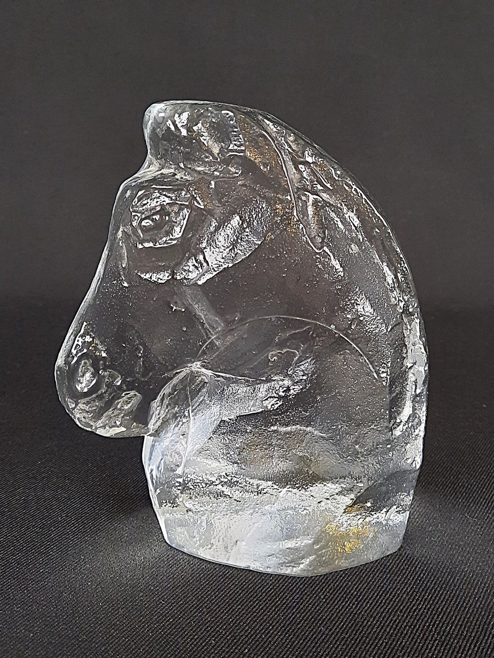 Statuette: Glas Pferde Kopf – Usato da Beinwil am See venduto da Restwert_Beinwil