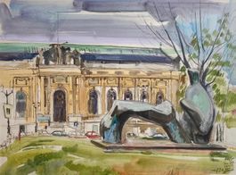 Musée d'art et d'histoire, Geneva par Pierre Duc - Aquarelle