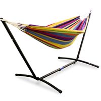 Hängematte mit Gestell 180x140cm 120kg