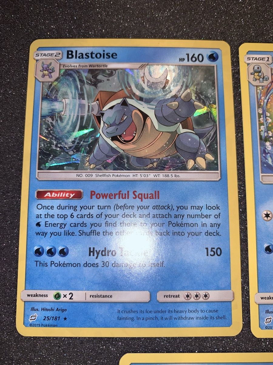 Pokémon Sammelbilder & Trading cards: Ab 1.- Blastoise Holo, Squirtle Wartortle set  – Gebraucht aus Bironico von ars_z6lb 4
